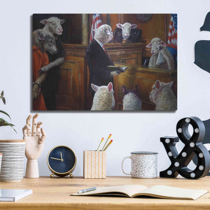 Luxe Metal Art 'Eyewitness' by Lucia Heffernan, Metal Wall Art,16x12