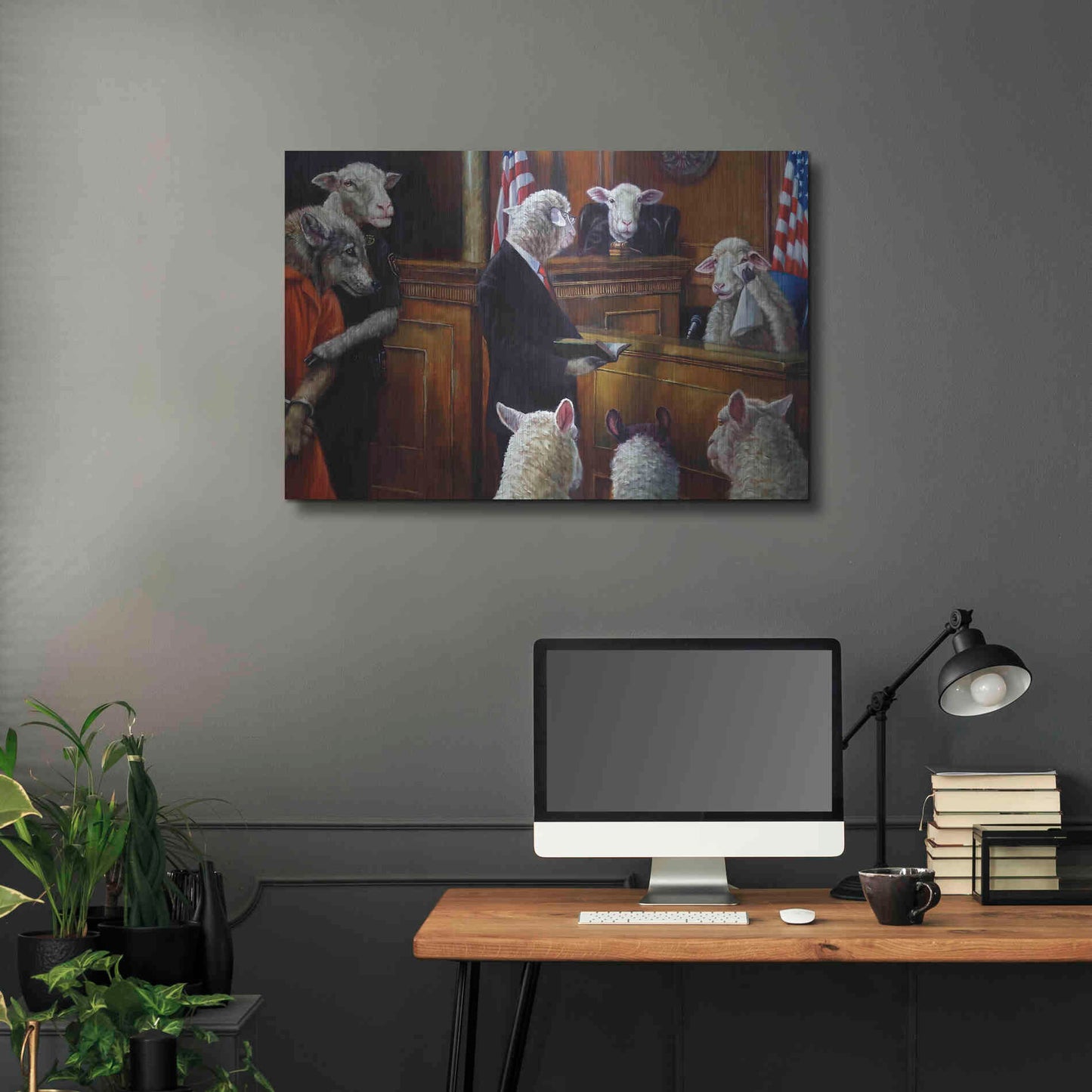 Luxe Metal Art 'Eyewitness' by Lucia Heffernan, Metal Wall Art,36x24