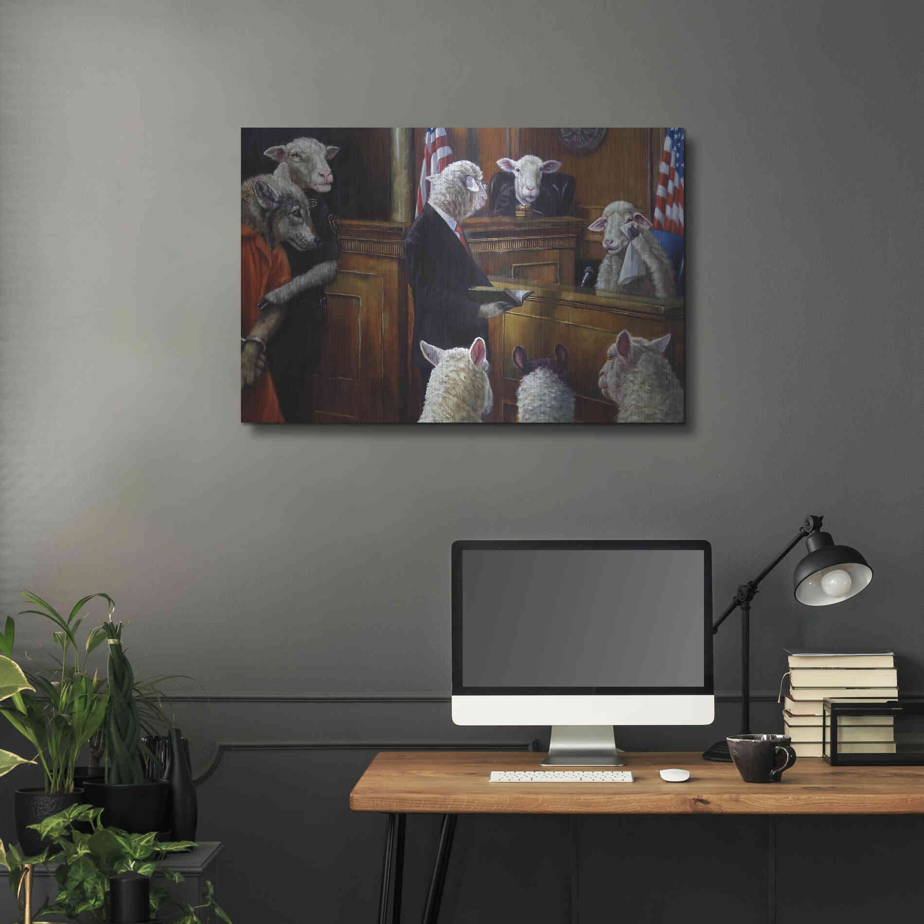 Luxe Metal Art 'Eyewitness' by Lucia Heffernan, Metal Wall Art,36x24