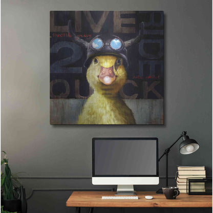 Luxe Metal Art 'Full Throttle' by Lucia Heffernan, Metal Wall Art,36x36