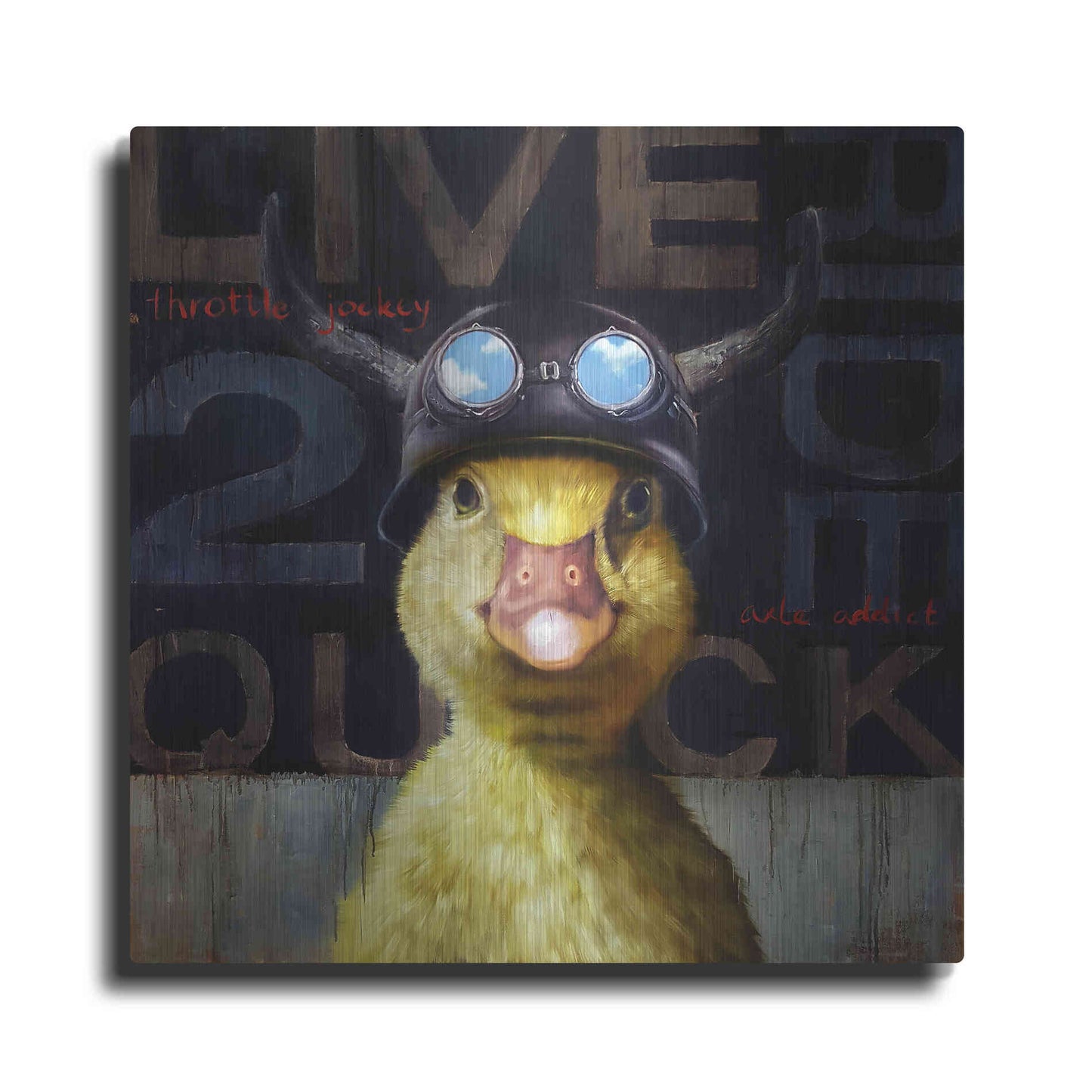 Luxe Metal Art 'Full Throttle' by Lucia Heffernan, Metal Wall Art