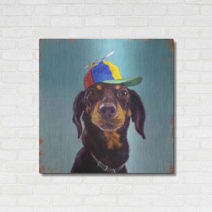 Luxe Metal Art 'Marcelo' by Lucia Heffernan, Metal Wall Art,36x36