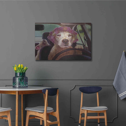 Luxe Metal Art 'Mommy Chauffeur' by Lucia Heffernan, Metal Wall Art,36x24