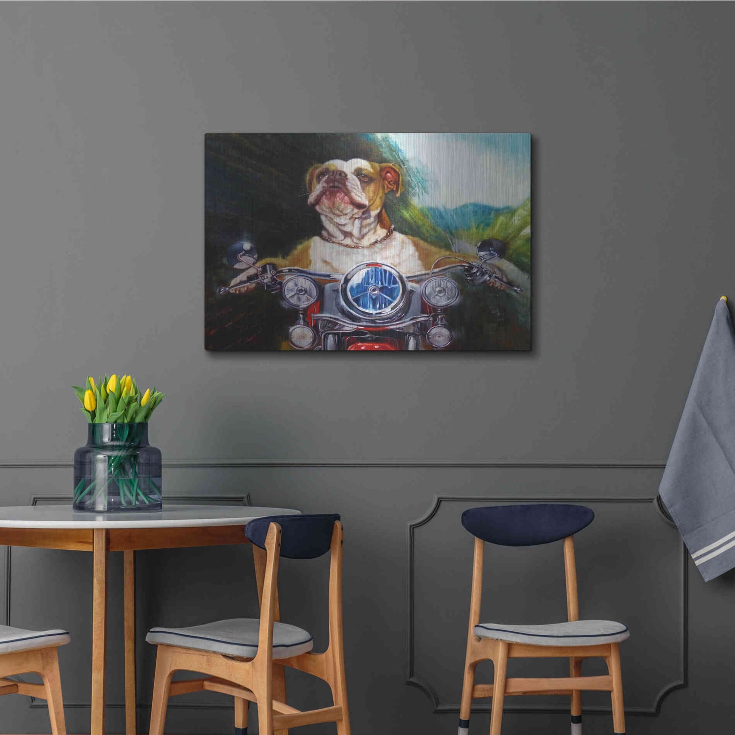 Luxe Metal Art 'Born To Be Wild' by Lucia Heffernan, Metal Wall Art,36x24