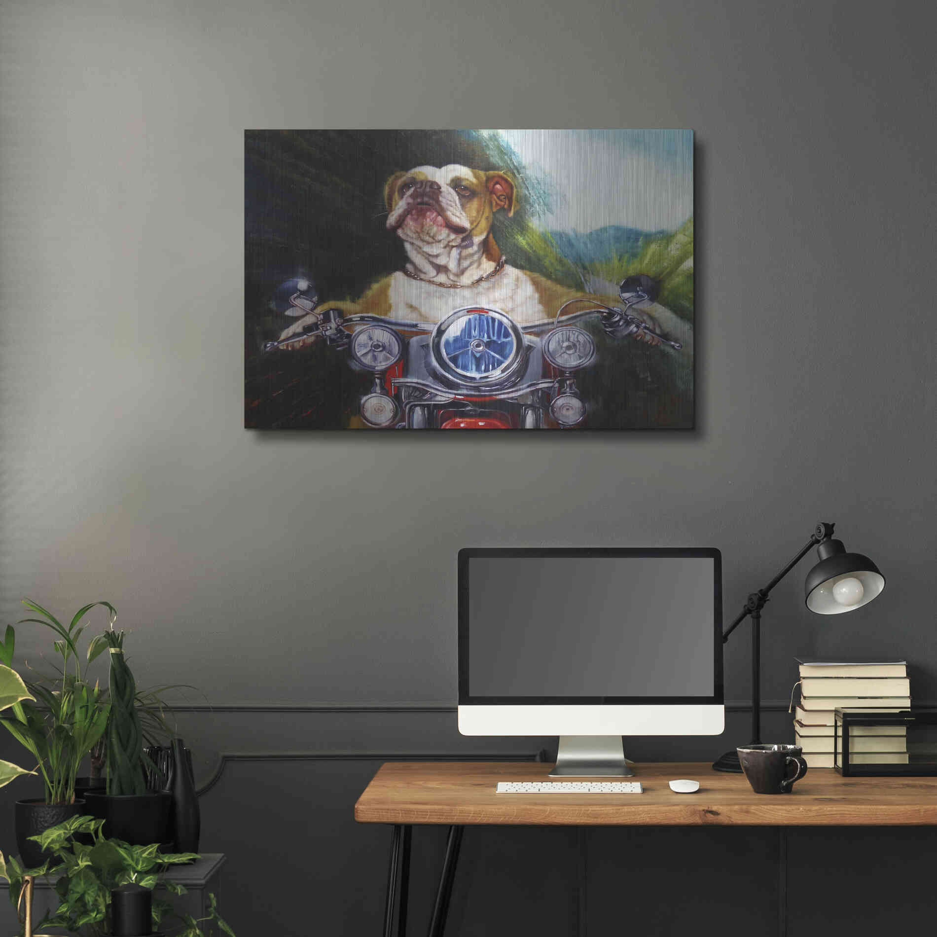 Luxe Metal Art 'Born To Be Wild' by Lucia Heffernan, Metal Wall Art,36x24