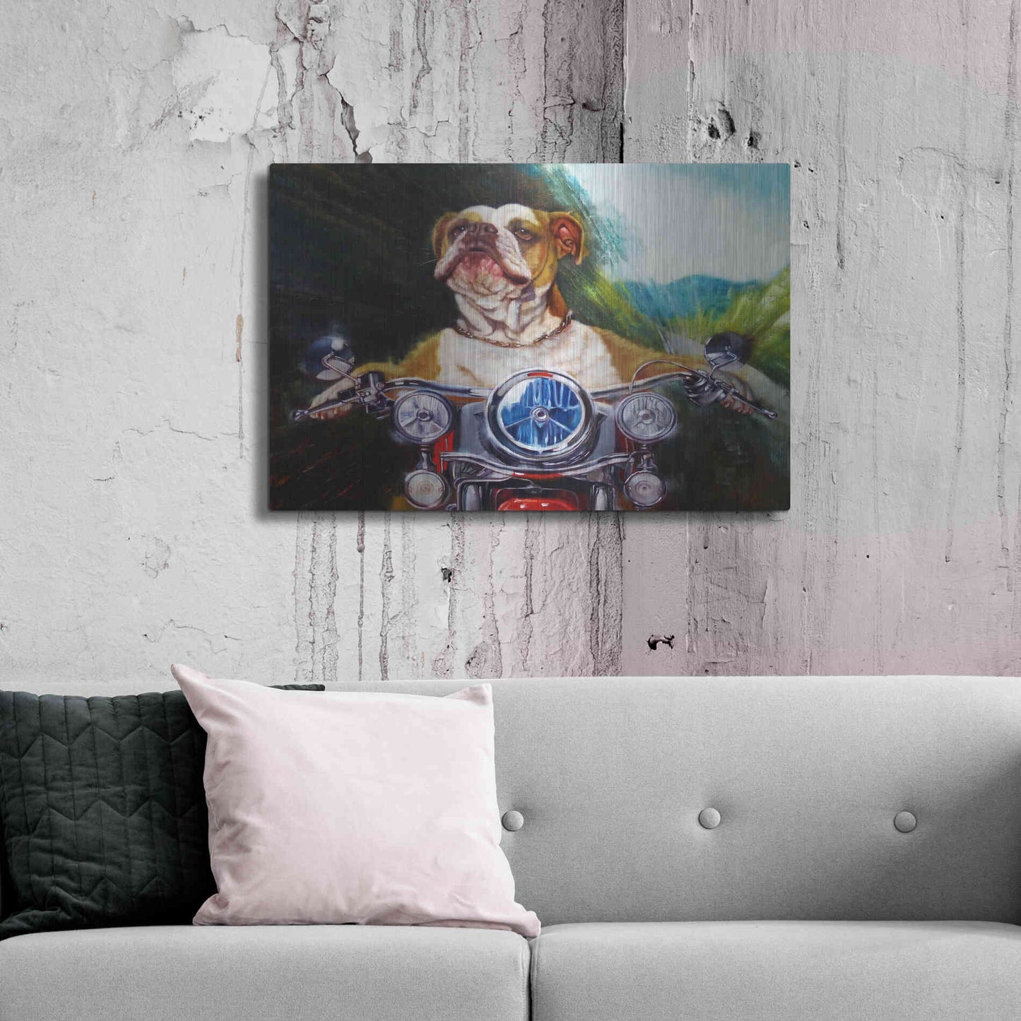 Luxe Metal Art 'Born To Be Wild' by Lucia Heffernan, Metal Wall Art,36x24