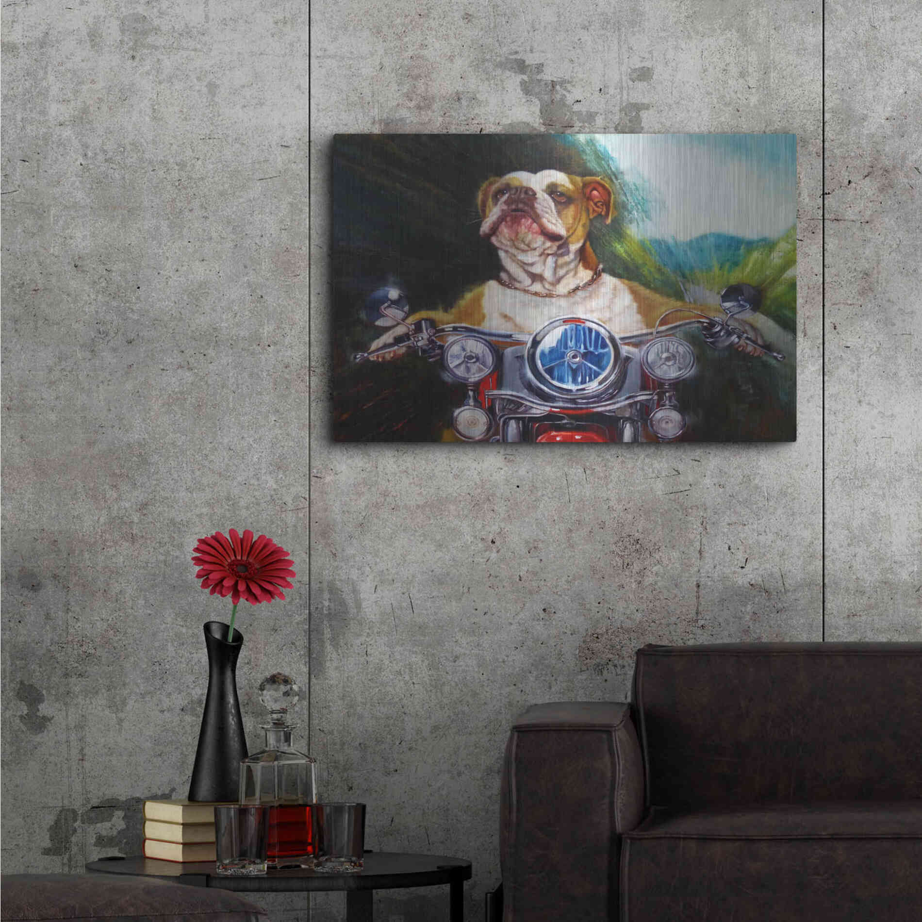 Luxe Metal Art 'Born To Be Wild' by Lucia Heffernan, Metal Wall Art,36x24