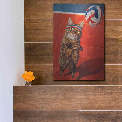 Luxe Metal Art 'The Setter' by Lucia Heffernan, Metal Wall Art,12x16