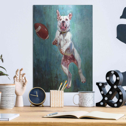 Luxe Metal Art 'Hail Mary' by Lucia Heffernan, Metal Wall Art,12x16