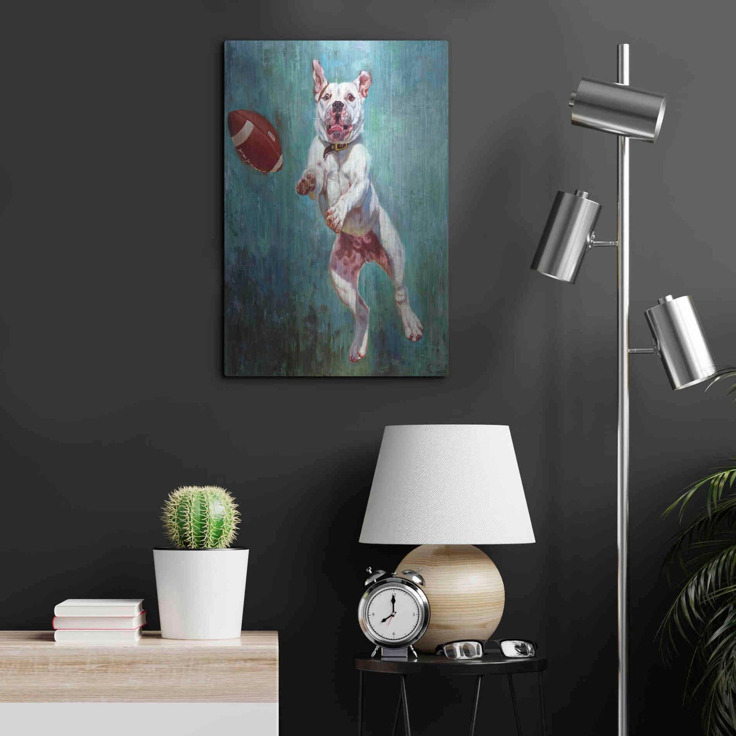 Luxe Metal Art 'Hail Mary' by Lucia Heffernan, Metal Wall Art,16x24