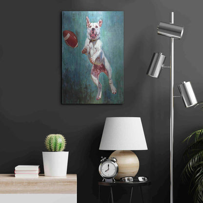 Luxe Metal Art 'Hail Mary' by Lucia Heffernan, Metal Wall Art,16x24