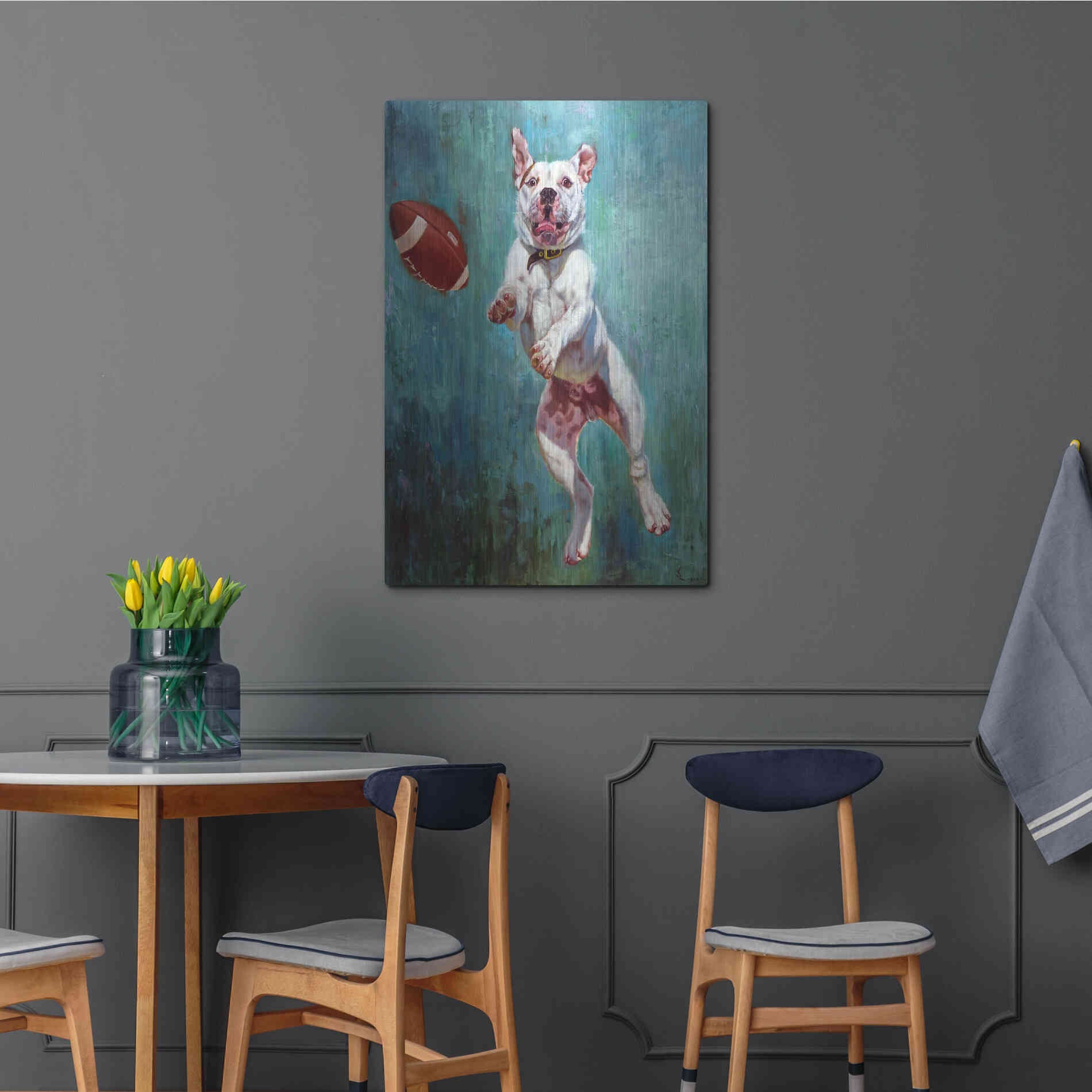 Luxe Metal Art 'Hail Mary' by Lucia Heffernan, Metal Wall Art,24x36