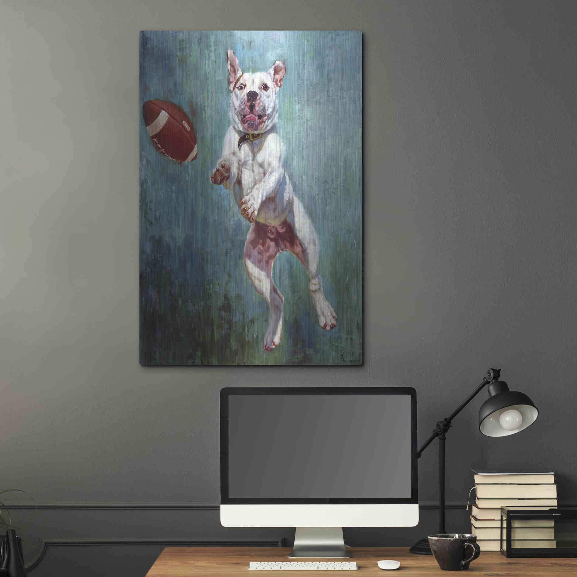 Luxe Metal Art 'Hail Mary' by Lucia Heffernan, Metal Wall Art,24x36