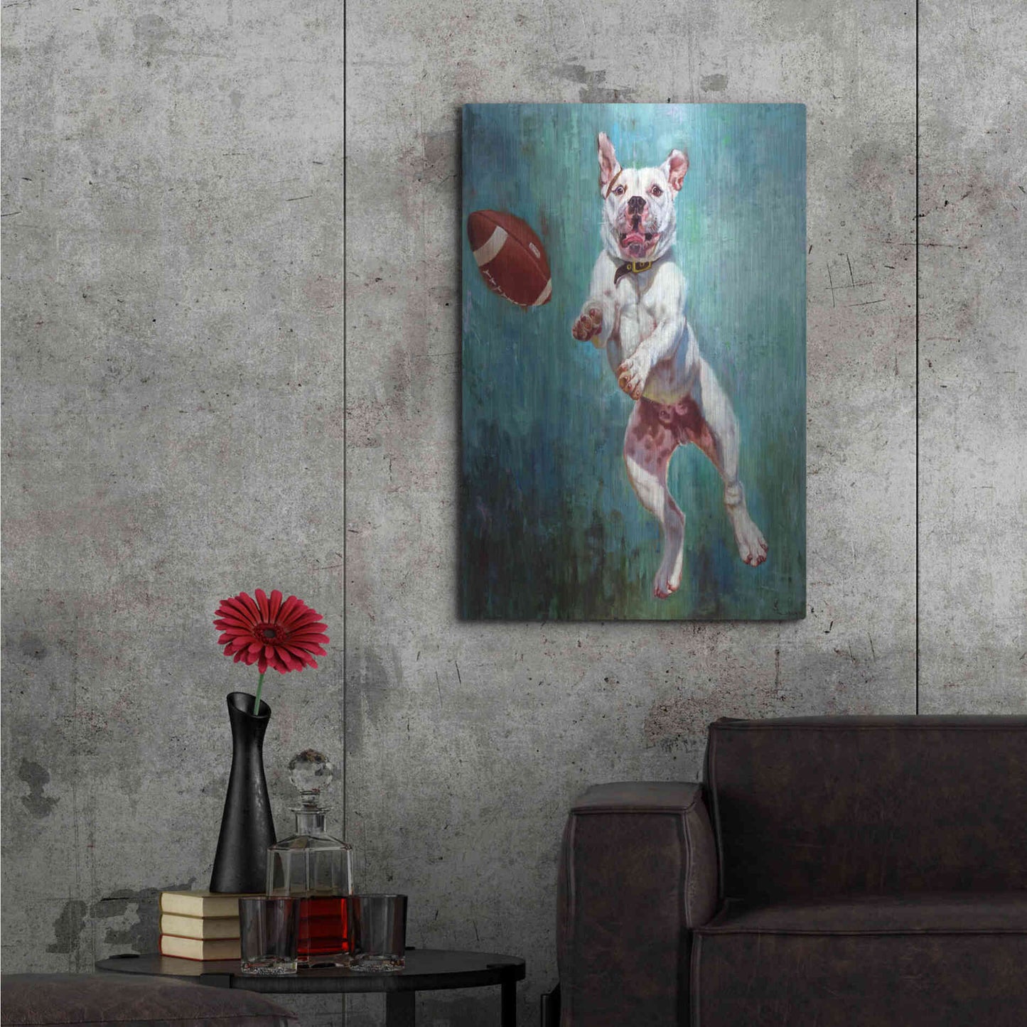 Luxe Metal Art 'Hail Mary' by Lucia Heffernan, Metal Wall Art,24x36