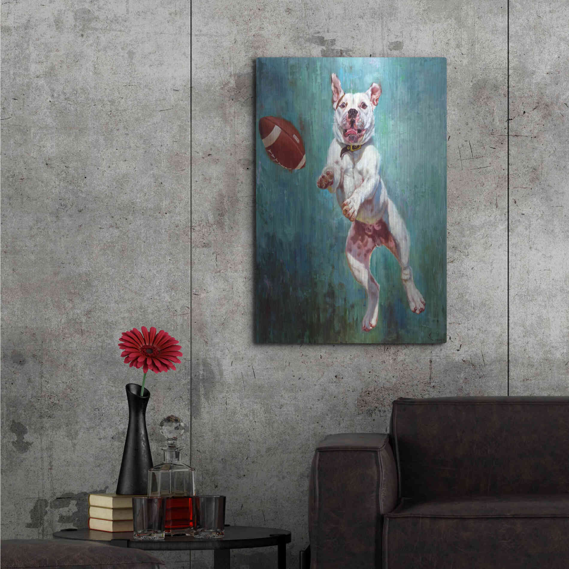 Luxe Metal Art 'Hail Mary' by Lucia Heffernan, Metal Wall Art,24x36