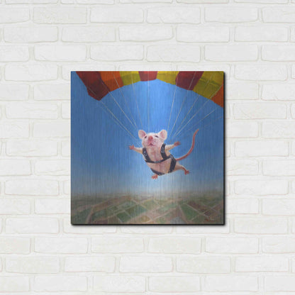 Luxe Metal Art 'Geronimo' by Lucia Heffernan, Metal Wall Art,24x24