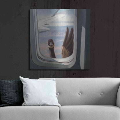 Luxe Metal Art 'Friendly Skies' by Lucia Heffernan, Metal Wall Art,36x36