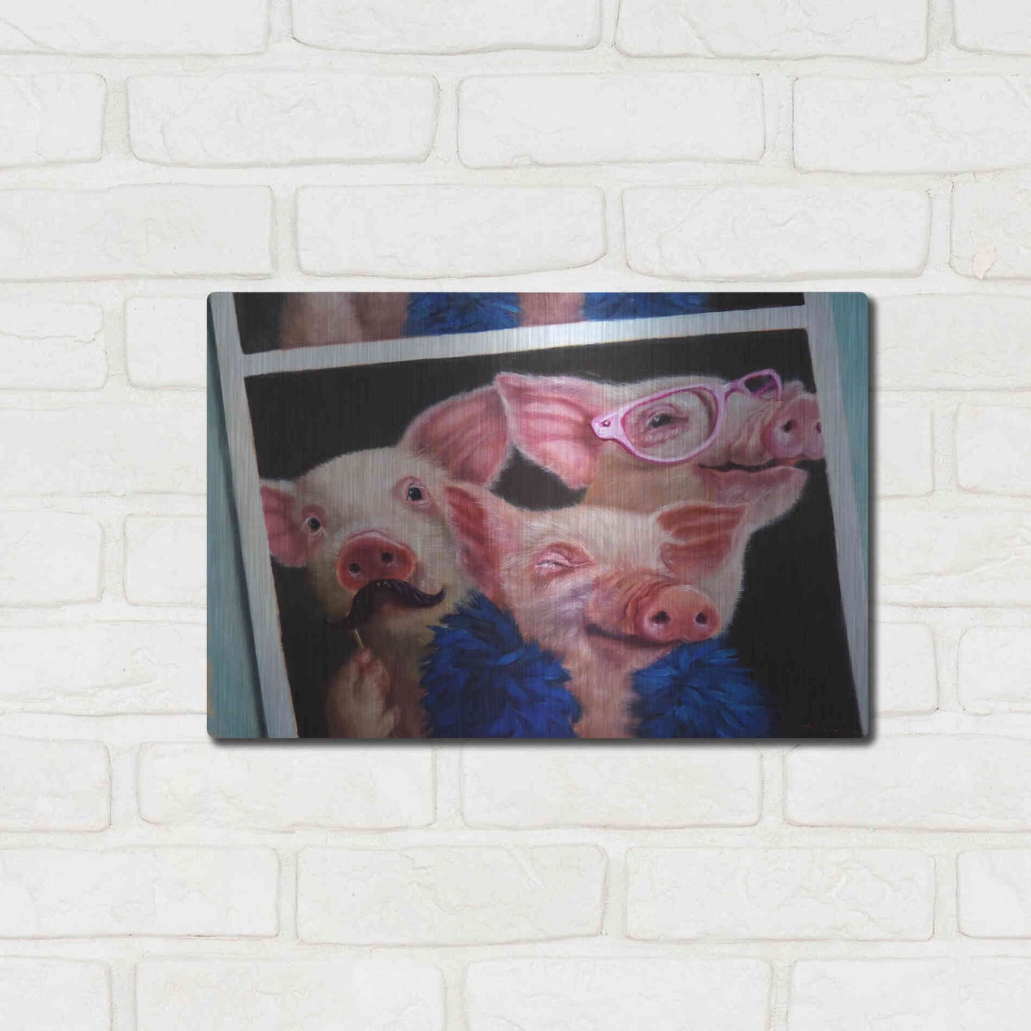 Luxe Metal Art 'Photoshoot' by Lucia Heffernan, Metal Wall Art,16x12