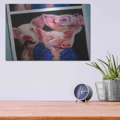 Luxe Metal Art 'Photoshoot' by Lucia Heffernan, Metal Wall Art,16x12