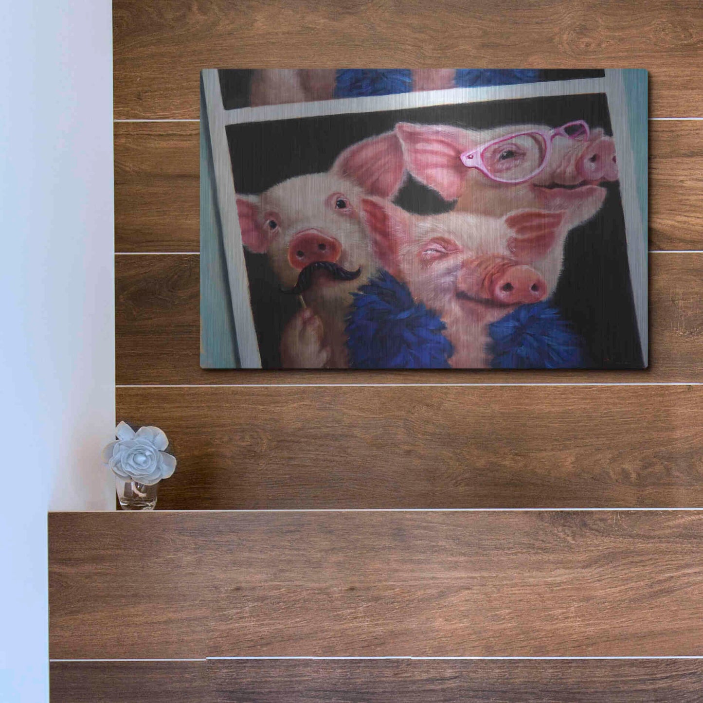 Luxe Metal Art 'Photoshoot' by Lucia Heffernan, Metal Wall Art,16x12