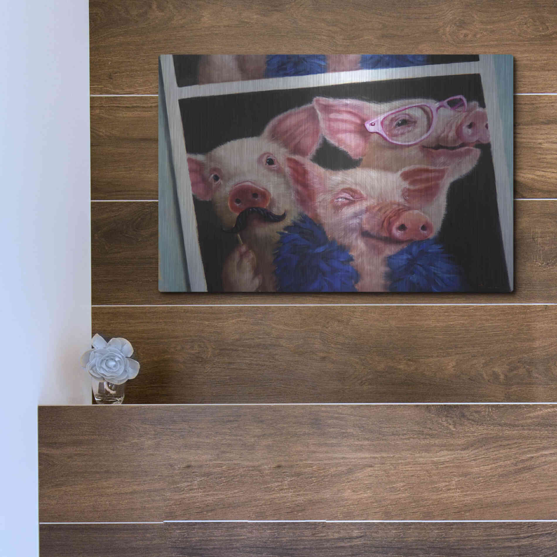 Luxe Metal Art 'Photoshoot' by Lucia Heffernan, Metal Wall Art,16x12