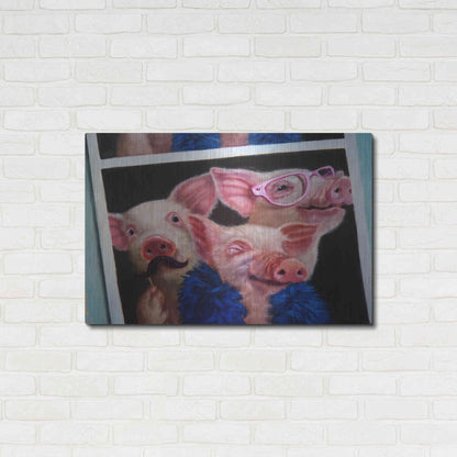 Luxe Metal Art 'Photoshoot' by Lucia Heffernan, Metal Wall Art,36x24