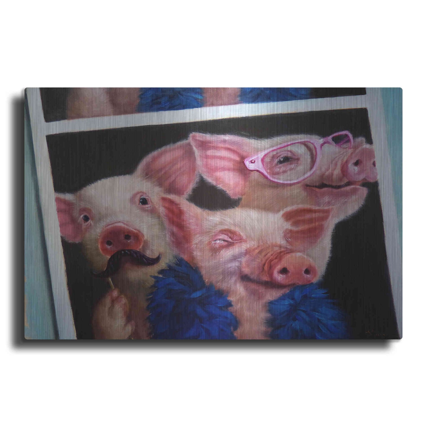 Luxe Metal Art 'Photoshoot' by Lucia Heffernan, Metal Wall Art