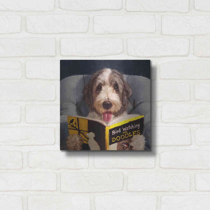 Luxe Metal Art 'Ornithology For Doodles' by Lucia Heffernan, Metal Wall Art,12x12