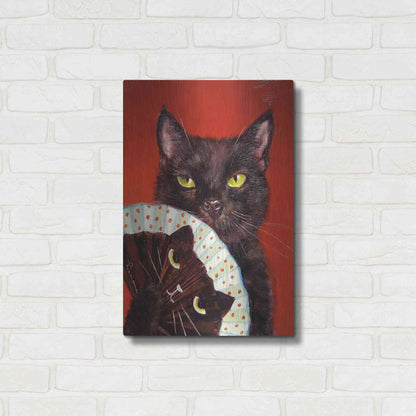 Luxe Metal Art 'Double Trouble' by Lucia Heffernan, Metal Wall Art,16x24