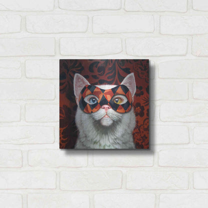 Luxe Metal Art 'Enigma' by Lucia Heffernan, Metal Wall Art,12x12