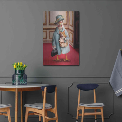 Luxe Metal Art 'Her Majesty' by Lucia Heffernan, Metal Wall Art,24x36