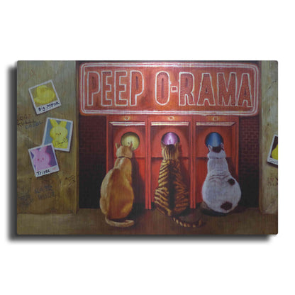 Luxe Metal Art 'Peepshow' by Lucia Heffernan, Metal Wall Art