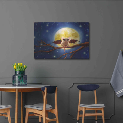 Luxe Metal Art 'Fledemaus' by Lucia Heffernan, Metal Wall Art,36x24