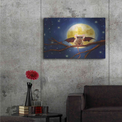 Luxe Metal Art 'Fledemaus' by Lucia Heffernan, Metal Wall Art,36x24