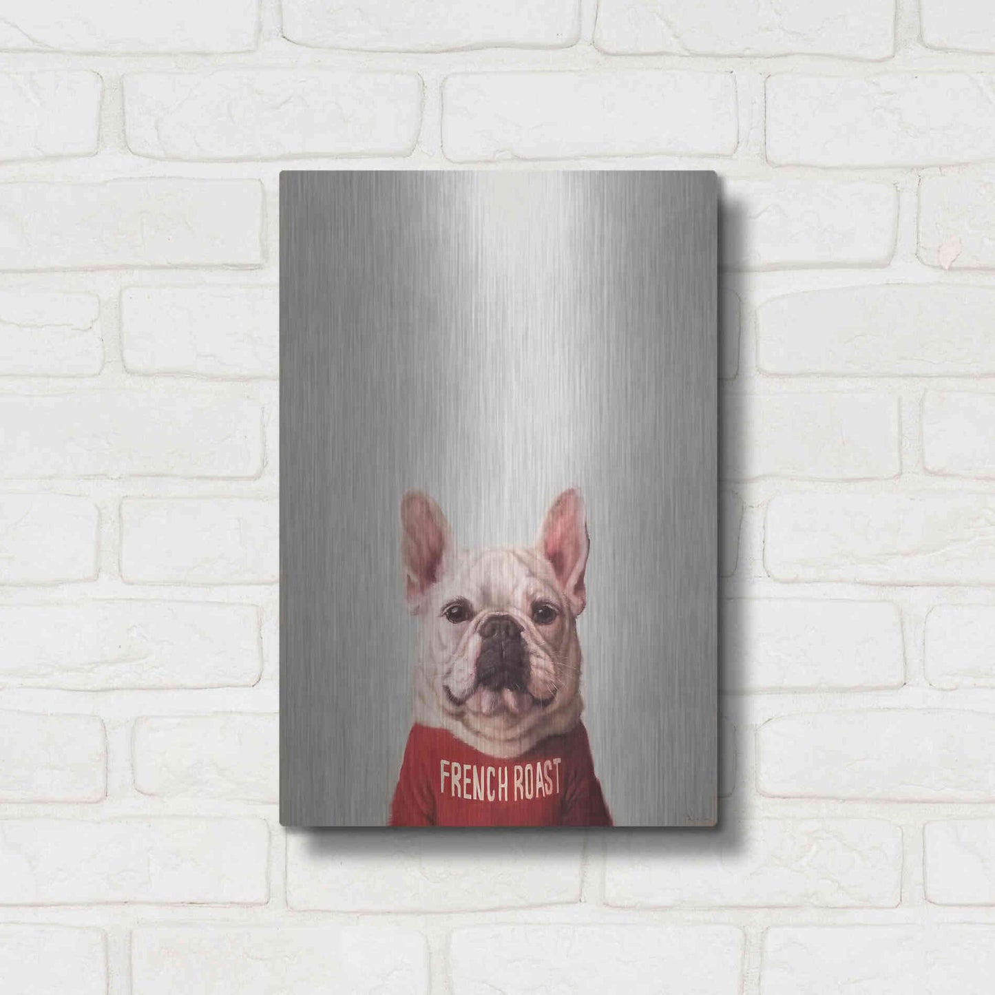 Luxe Metal Art 'French Roast' by Lucia Heffernan, Metal Wall Art,12x16