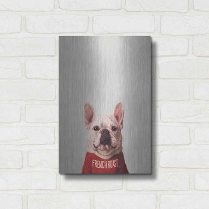 Luxe Metal Art 'French Roast' by Lucia Heffernan, Metal Wall Art,12x16