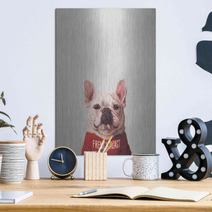 Luxe Metal Art 'French Roast' by Lucia Heffernan, Metal Wall Art,12x16