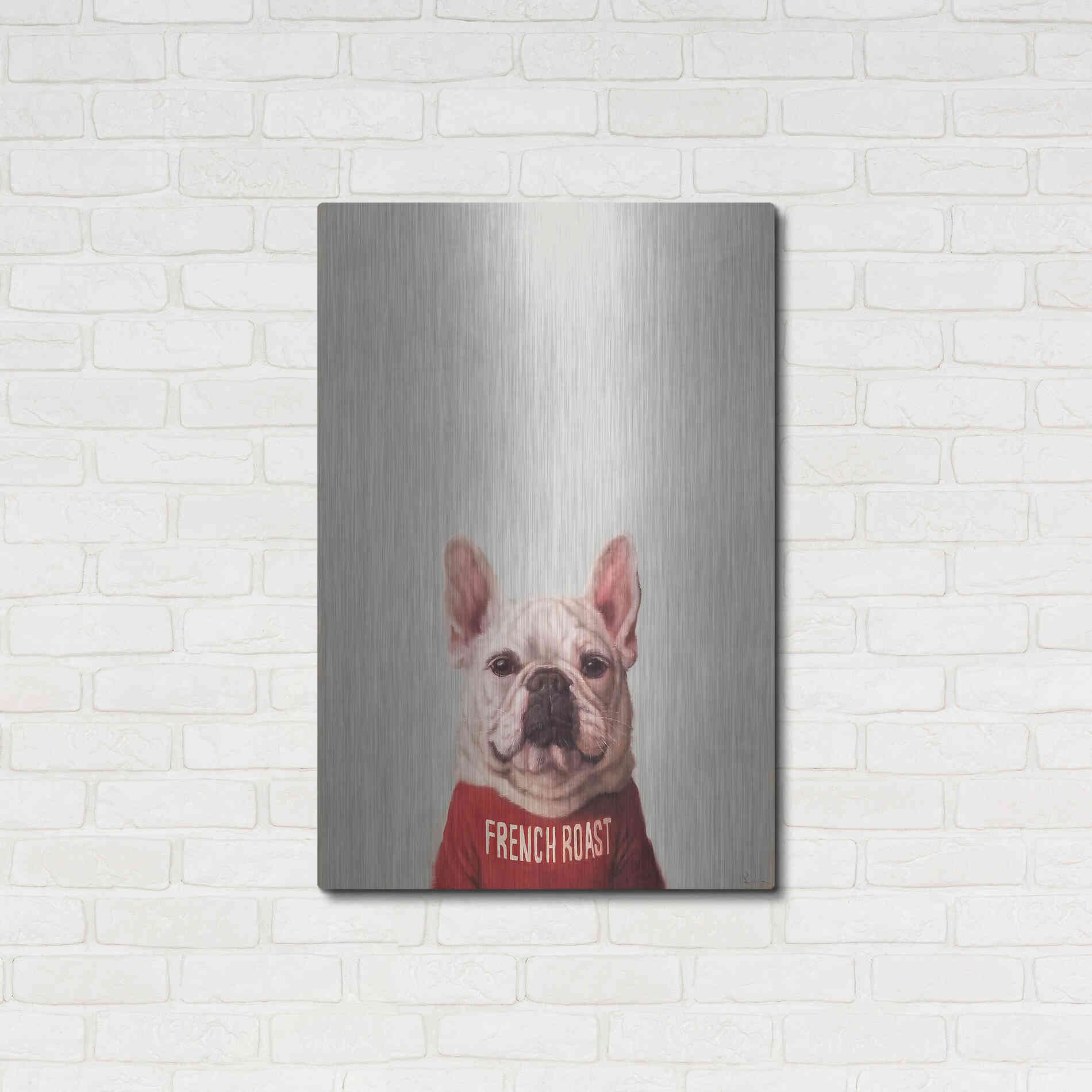 Luxe Metal Art 'French Roast' by Lucia Heffernan, Metal Wall Art,24x36