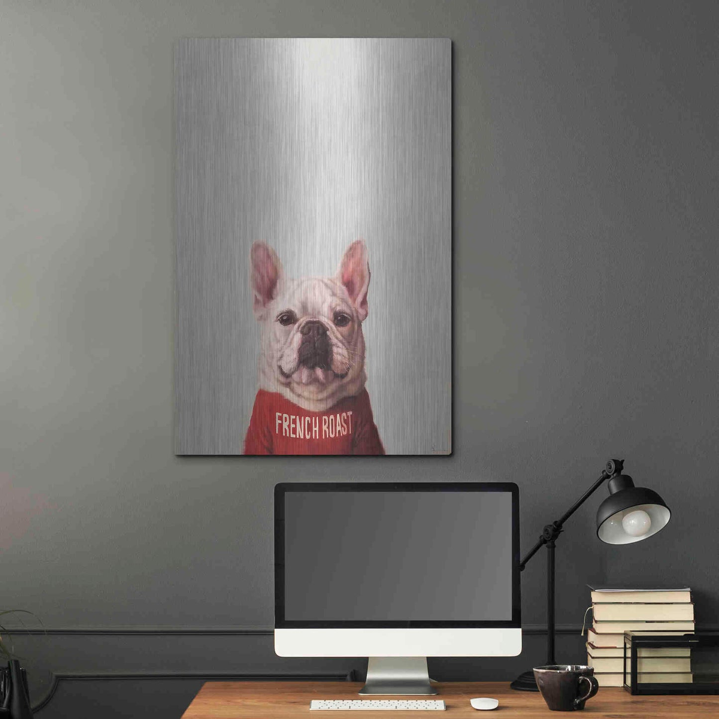 Luxe Metal Art 'French Roast' by Lucia Heffernan, Metal Wall Art,24x36