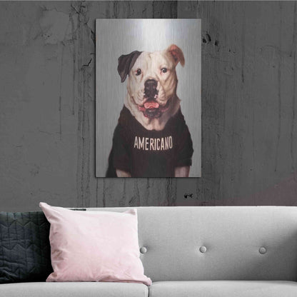 Luxe Metal Art 'Americano' by Lucia Heffernan, Metal Wall Art,24x36