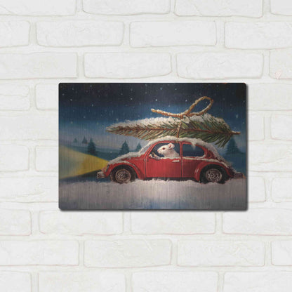 Luxe Metal Art 'Tis The Season' by Lucia Heffernan, Metal Wall Art,16x12