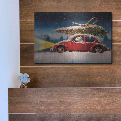 Luxe Metal Art 'Tis The Season' by Lucia Heffernan, Metal Wall Art,16x12