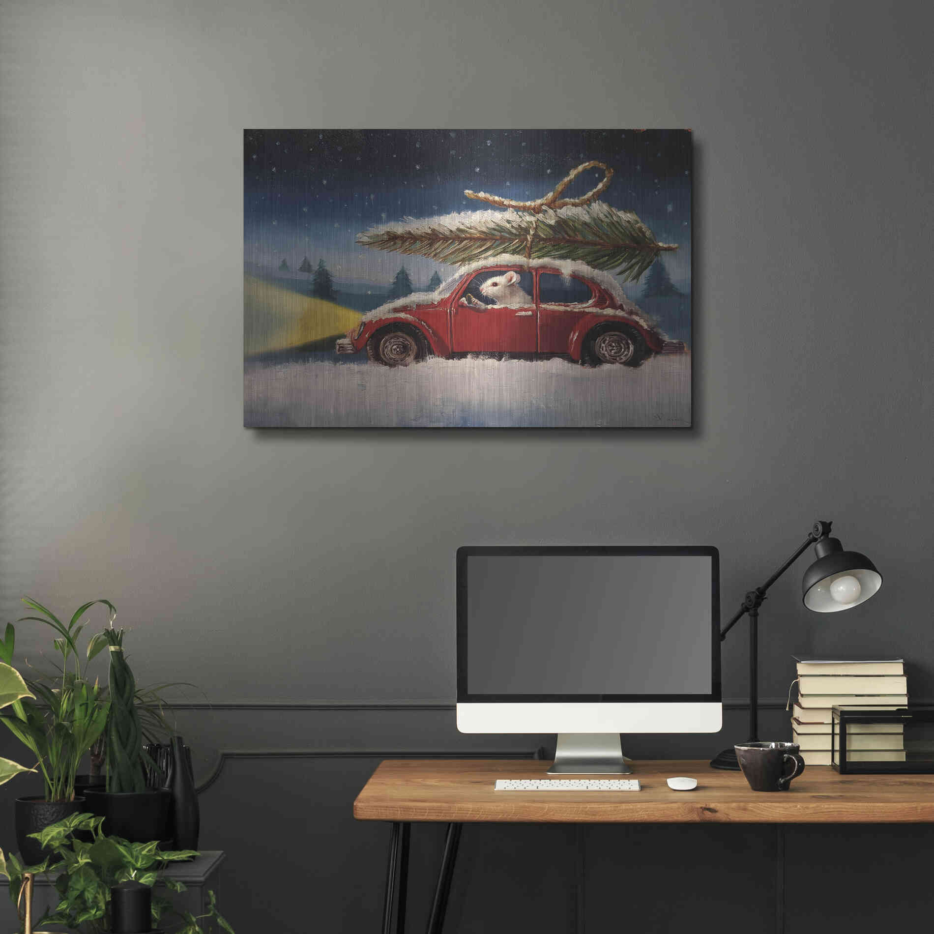 Luxe Metal Art 'Tis The Season' by Lucia Heffernan, Metal Wall Art,36x24