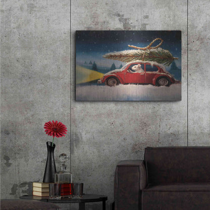 Luxe Metal Art 'Tis The Season' by Lucia Heffernan, Metal Wall Art,36x24