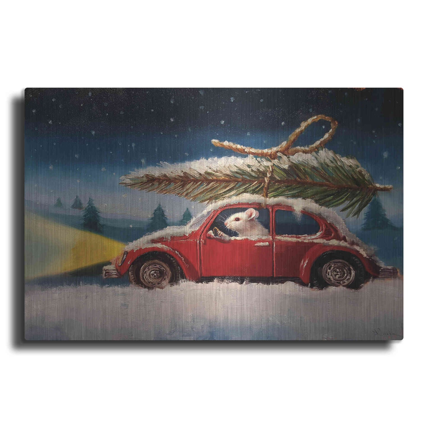 Luxe Metal Art 'Tis The Season' by Lucia Heffernan, Metal Wall Art