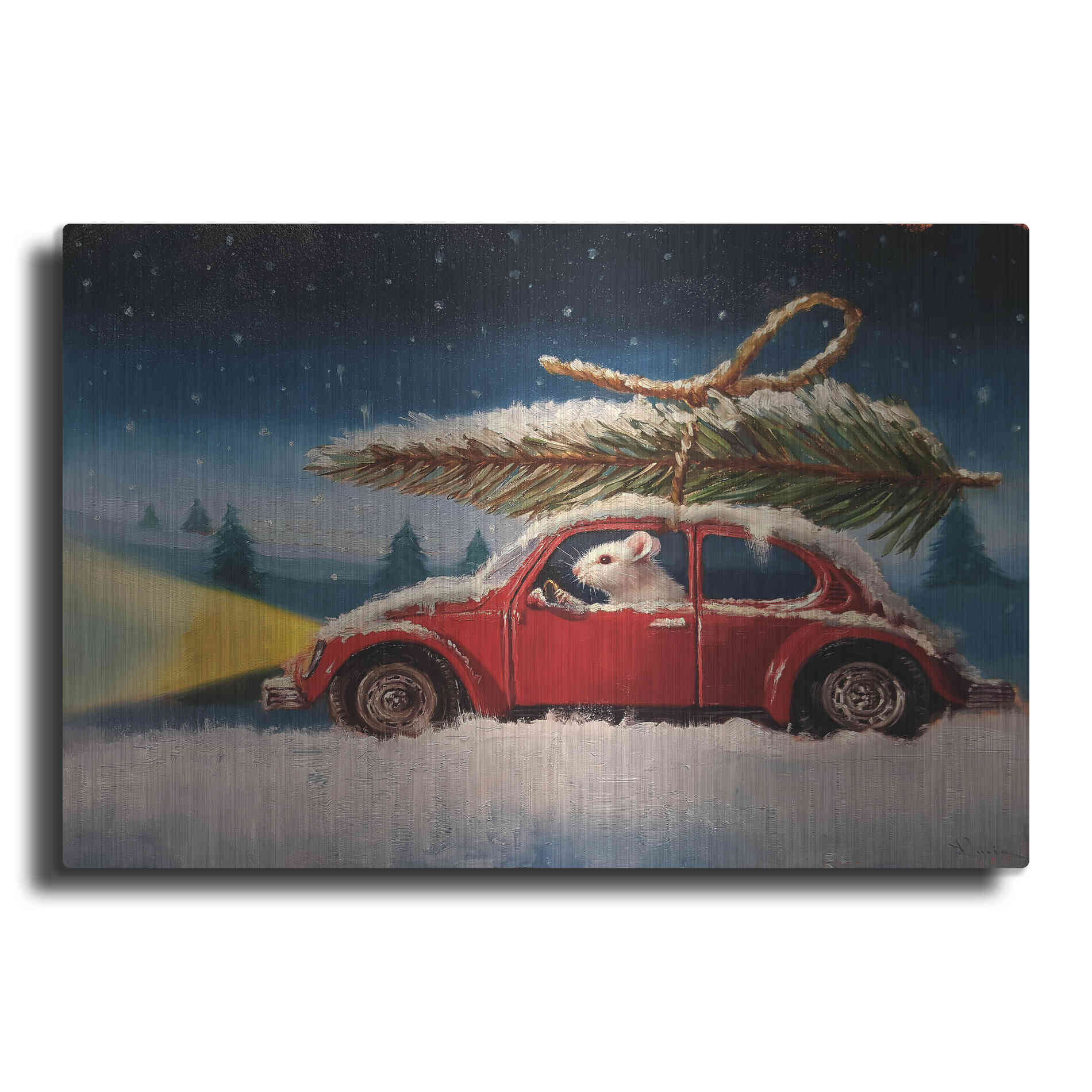 Luxe Metal Art 'Tis The Season' by Lucia Heffernan, Metal Wall Art