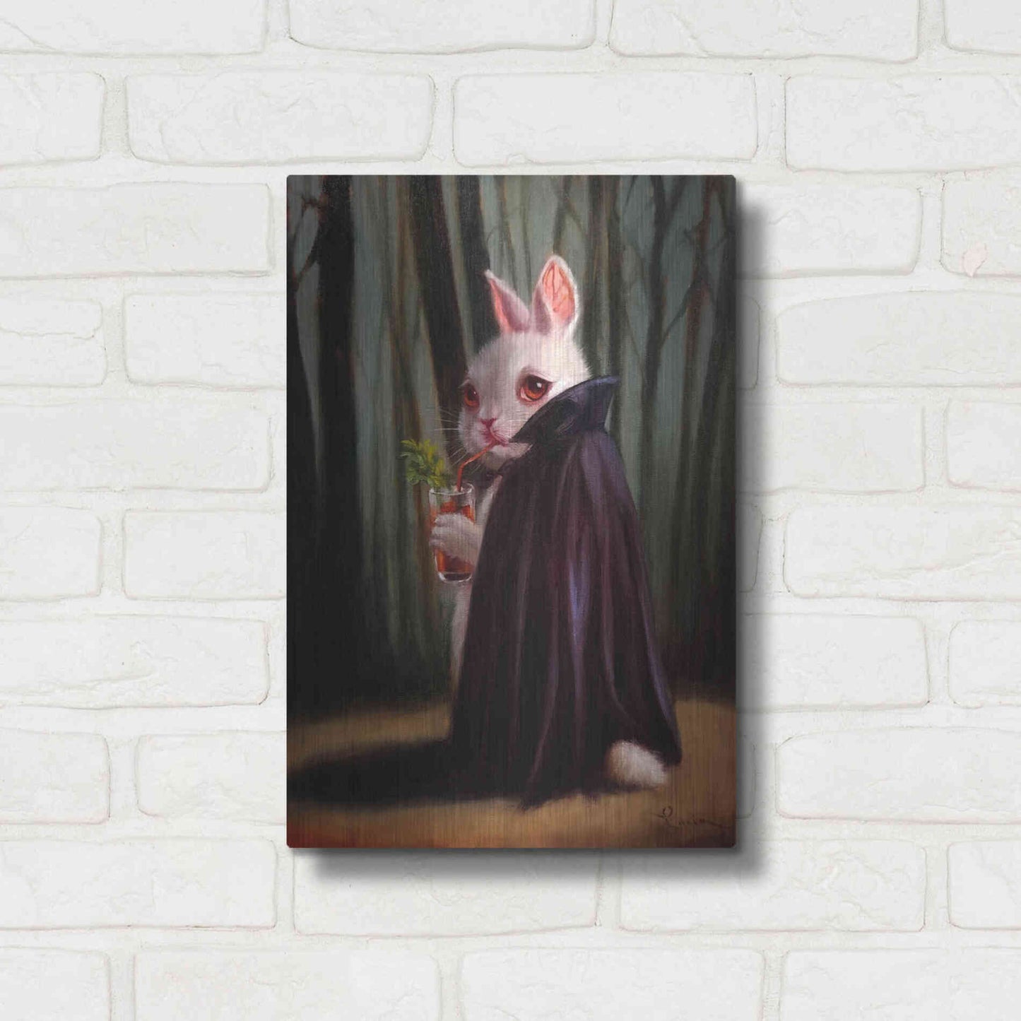 Luxe Metal Art 'Bewitching Hour' by Lucia Heffernan, Metal Wall Art,12x16