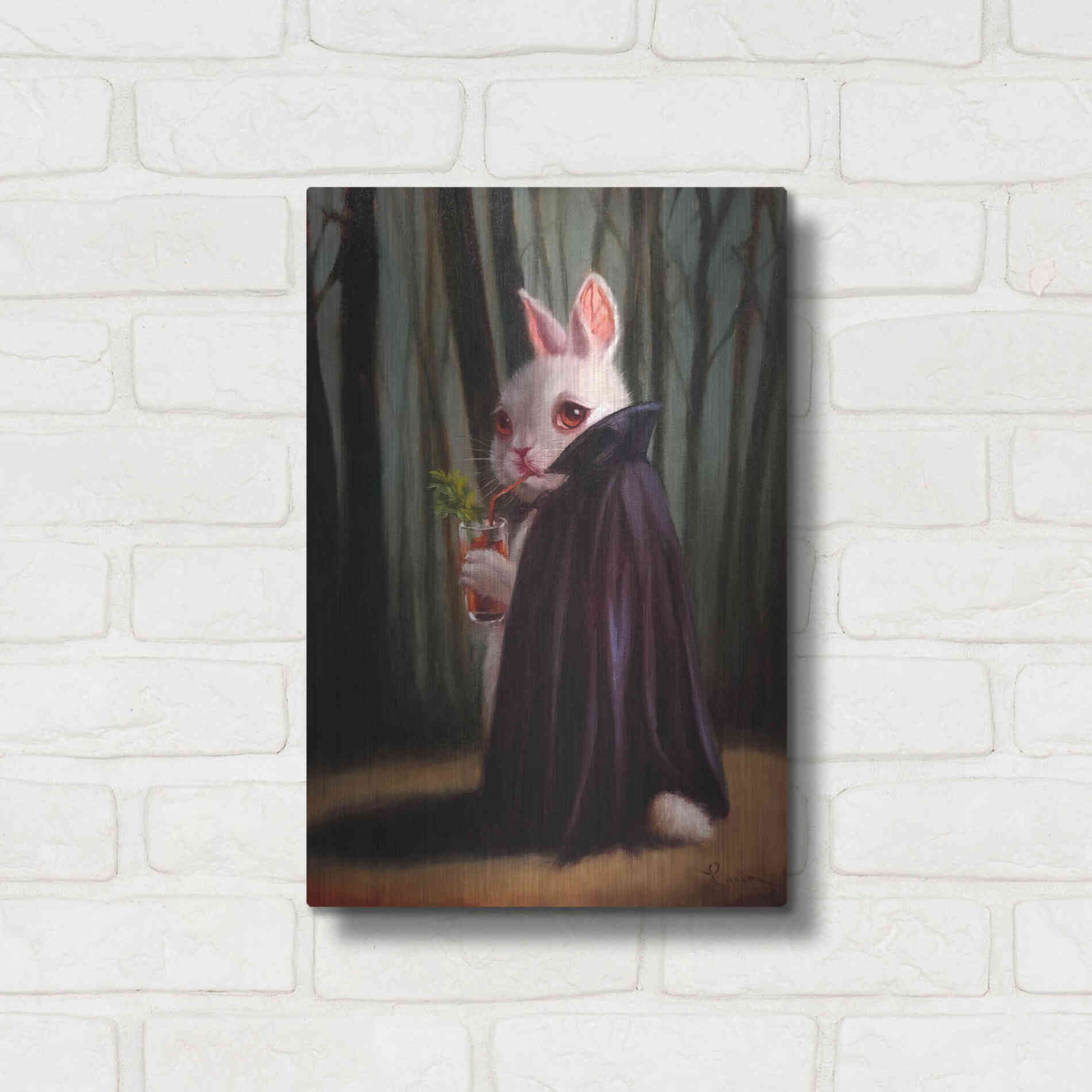 Luxe Metal Art 'Bewitching Hour' by Lucia Heffernan, Metal Wall Art,12x16