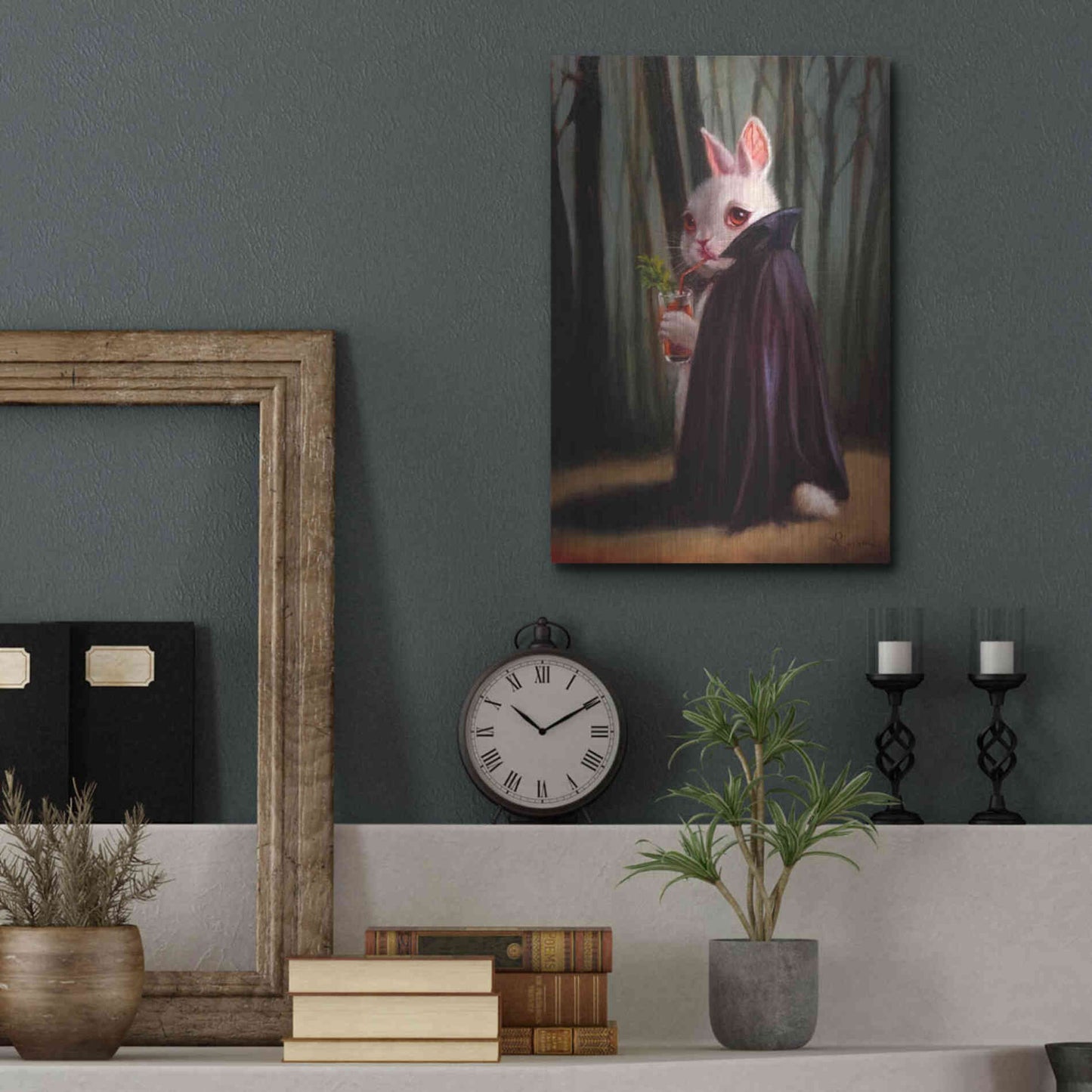 Luxe Metal Art 'Bewitching Hour' by Lucia Heffernan, Metal Wall Art,12x16