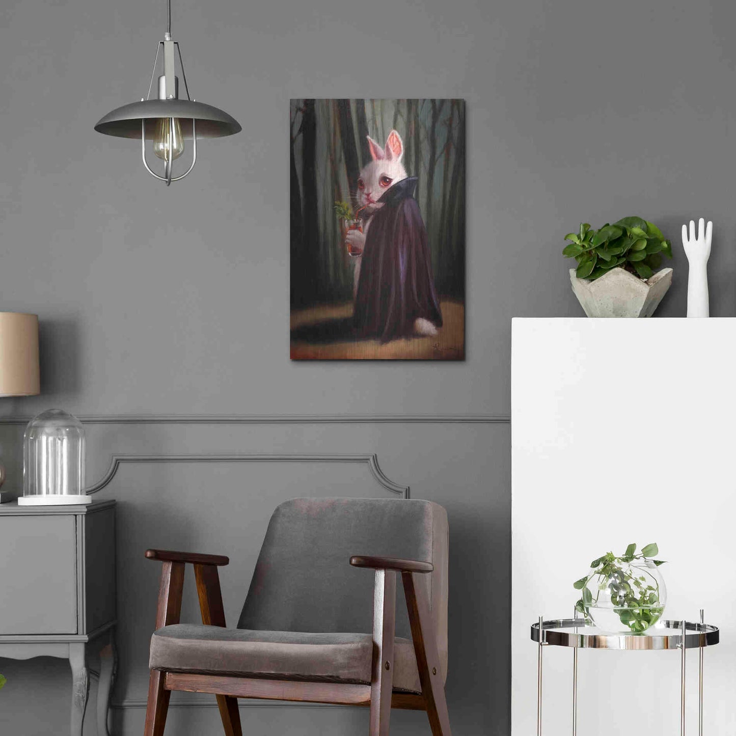 Luxe Metal Art 'Bewitching Hour' by Lucia Heffernan, Metal Wall Art,16x24